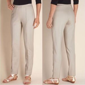 SOFT SURROUNDINGS  Skinny Stretch‎ Pants Tan SMALL